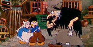 Scene from Disney animated feature Babes in the Woods