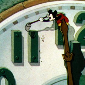 Mickey Mouse in Clock Cleaners