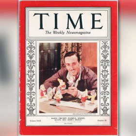 Walt Disney on the cover of Time Magazine