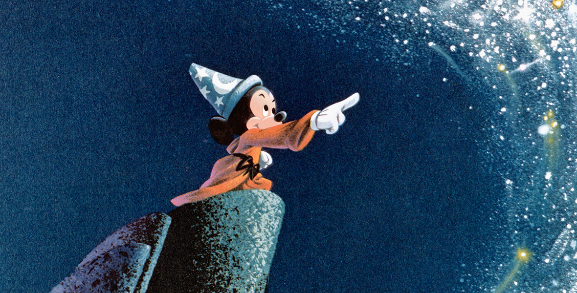 Mickey Mouse in The Sorcerer's Apprentice