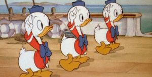 Huey, Dewey, and Louie in Sea Scouts