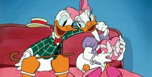 Donald and Daisy in Mr. Duck Steps Out