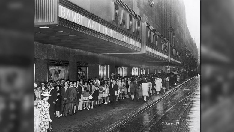 RKO Radio Pictures Premiers the Disney Film Bambi in the US at Radio City  Music Hall - D23