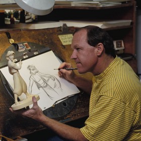 Glen Keane drawing Aladdin