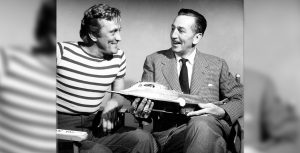 Kirk Douglas and Walt Disney