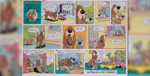 Scamp appears in comics