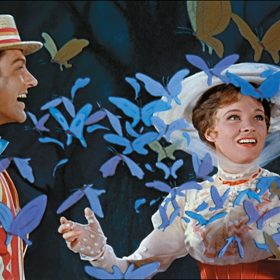 Julie Andrews and Dick Van Dyke in Mary Poppins