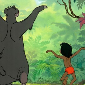 Mogli and Baloo in Disney's Jungle Book film