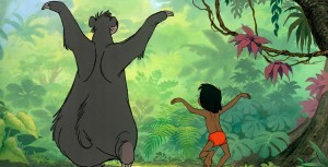 Mogli and Baloo in Disney's Jungle Book film