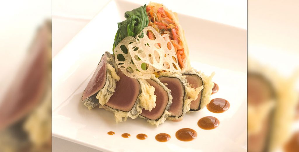 California Grill’s Nori Wrapped Ahi Tuna testing