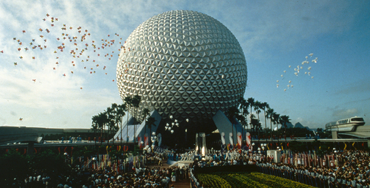 Official Grand Opening Ceremonies for EPCOT Center at Walt Disney World