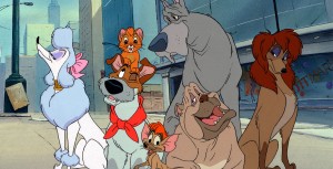 Scene from Disney animated feature Oliver and Company