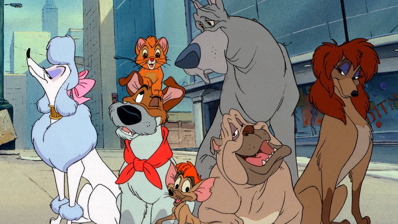 Scene from Disney animated feature Oliver and Company