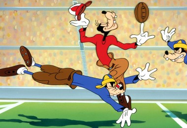 still from cartoon How to Play Football featuring Goofy