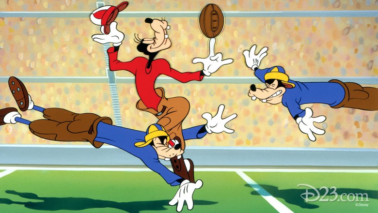 still from cartoon How to Play Football featuring Goofy