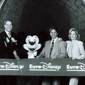 Grand opening of Euro Disney