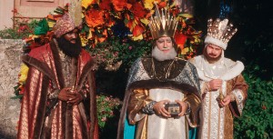 3 wise men in the Holidays Around the World Epcot World Showcase annual holiday celebration