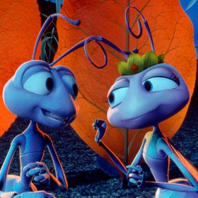 Scene from Disney animated feature a bug's life