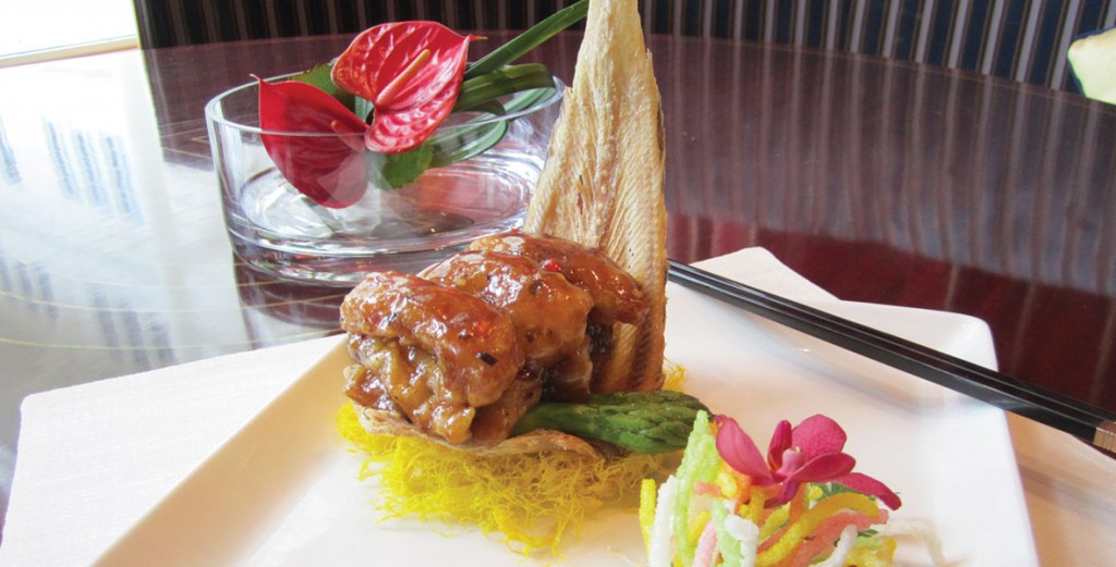 Hong Kong Disneyland Resort’s Crispy Fillet of Sole and Young Vegetables in Black Bean Sauce