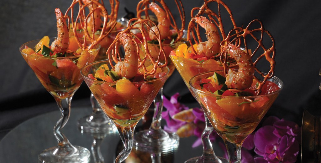 Disneyland Resort Paris’ Prawns with Mixed Vegetables in Citrus Dressing