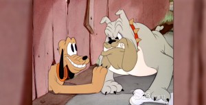 cel from cartoon T-Bone for Two featuring Pluto