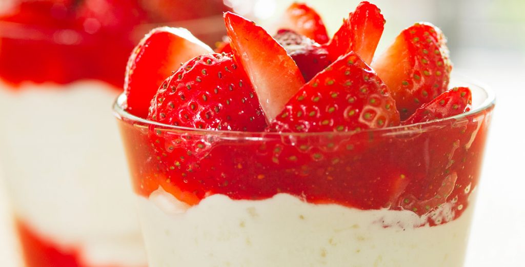 Epcot Akershus’ Rice Cream with Strawberry