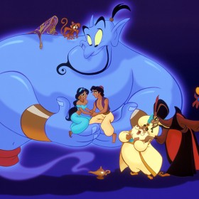 Poster for Disney animated feature film Aladdin