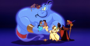 Poster for Disney animated feature film Aladdin