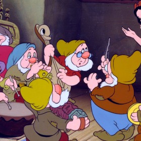 Scene from Disney film Snow White and the Seven Dwarfs