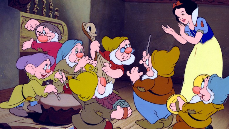 Scene from Disney film Snow White and the Seven Dwarfs