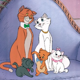 Cast of Disney animated feature Aristocats