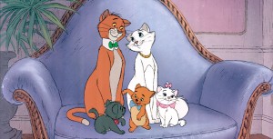 Cast of Disney animated feature Aristocats