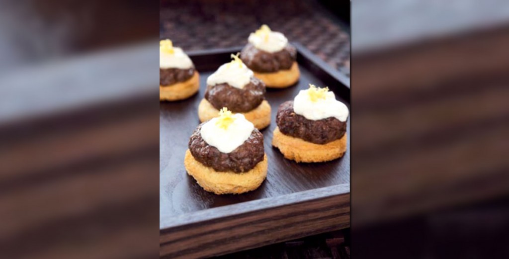 Hyperion Dave’s Dinners Mini Moroccan Lamb Burgers with Lemon Yogurt Sauce