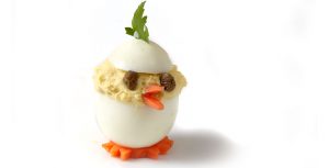 Barnyard Hen Deviled Eggs