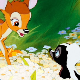 Bambi and Flower