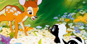 Bambi and Flower