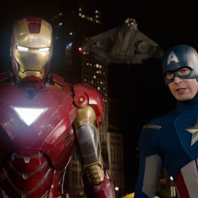 Iron Man and Captain America from The Avengers