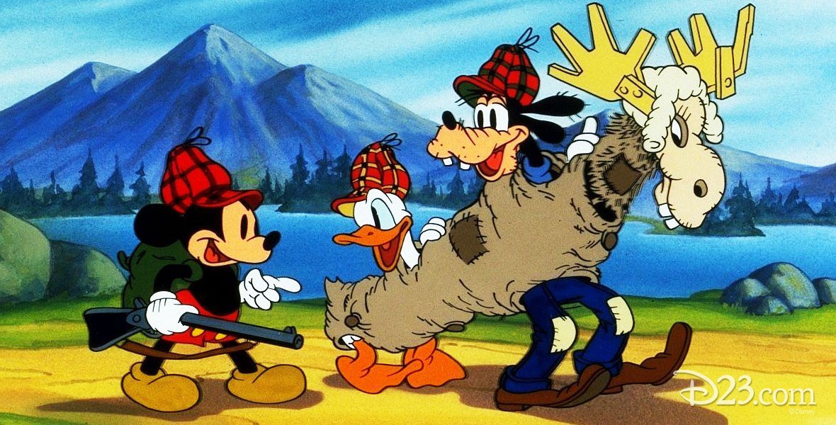 Mickey Mouse in Disney's Moose Hunters