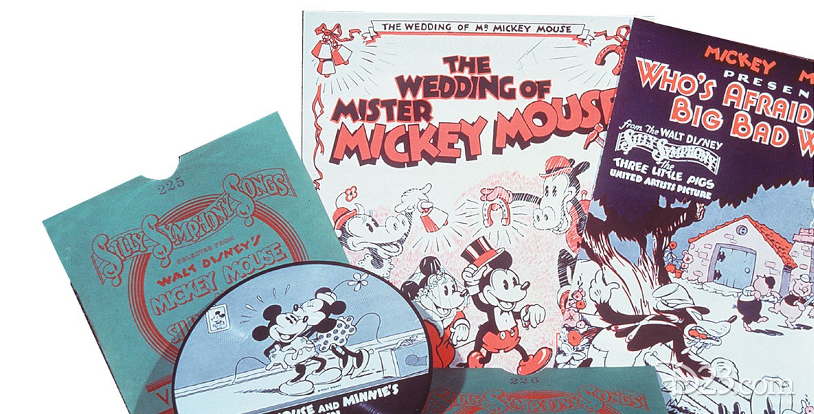 Photo of Walt Disney Album Covers