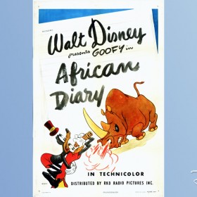 poster one-sheet of movie African Diary