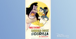 one-sheet movie poster for Ajax featuring Donald Duck