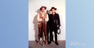 photo of two characters in cowboy costumes