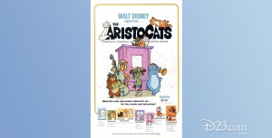 movie one-sheet poster for The Aristocats