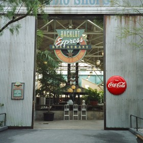 photo of entrance to Backlot Express restaurant at Disney-MGM Studios