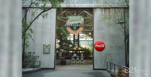photo of entrance to Backlot Express restaurant at Disney-MGM Studios
