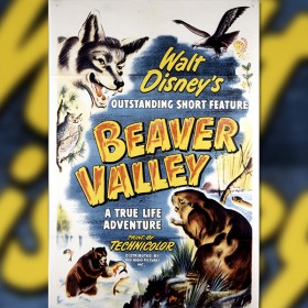 one-sheet movie poster for Beaver Valley, a true life adventure