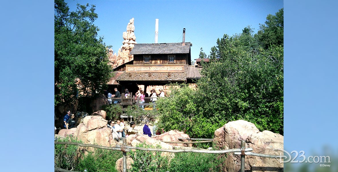 big thunder mountain railroad sign