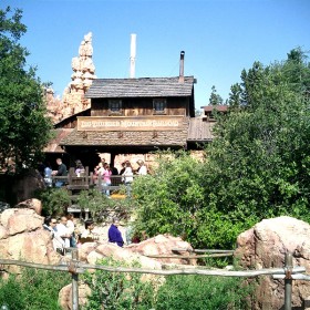 photo of Big Thunder Mountain Railroad in Frontierland at Disneyland