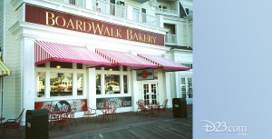 photo of entrance to BoardWalk Bakery at Walt Disney World