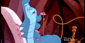 production still from animated movie Alice in Wonderland